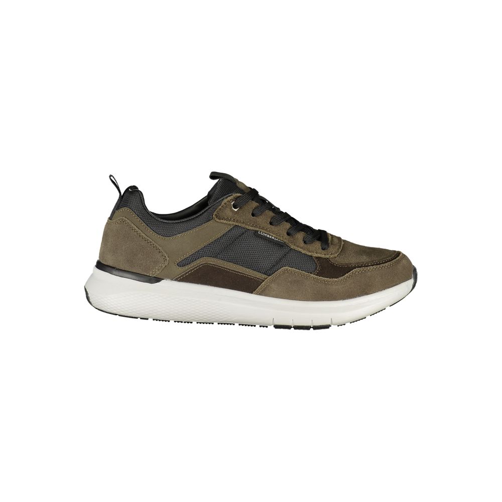 Lumberjack Green Polyester Athletic Sneakers