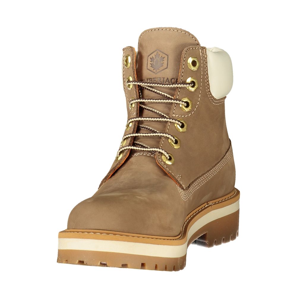 Lumberjack Beige Polyester Ankle Boots