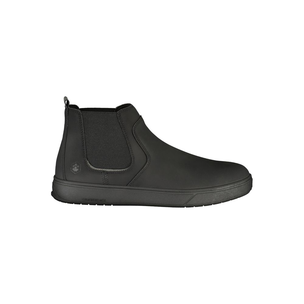 Lumberjack Black Polyester Ankle Boots