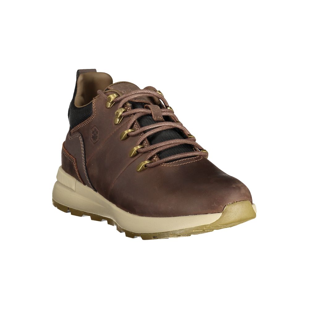 Lumberjack Brown Polyester Ankle Boots