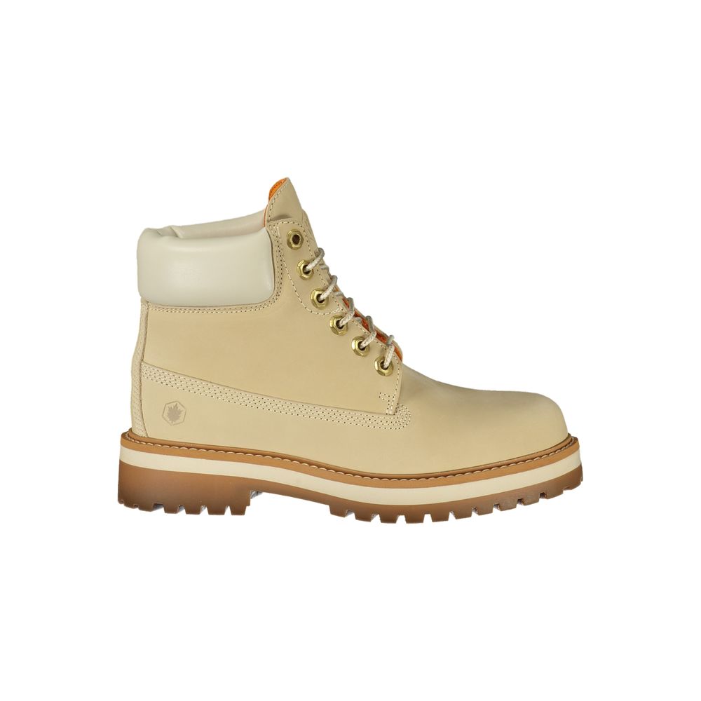 Lumberjack Beige Polyester Ankle Boots