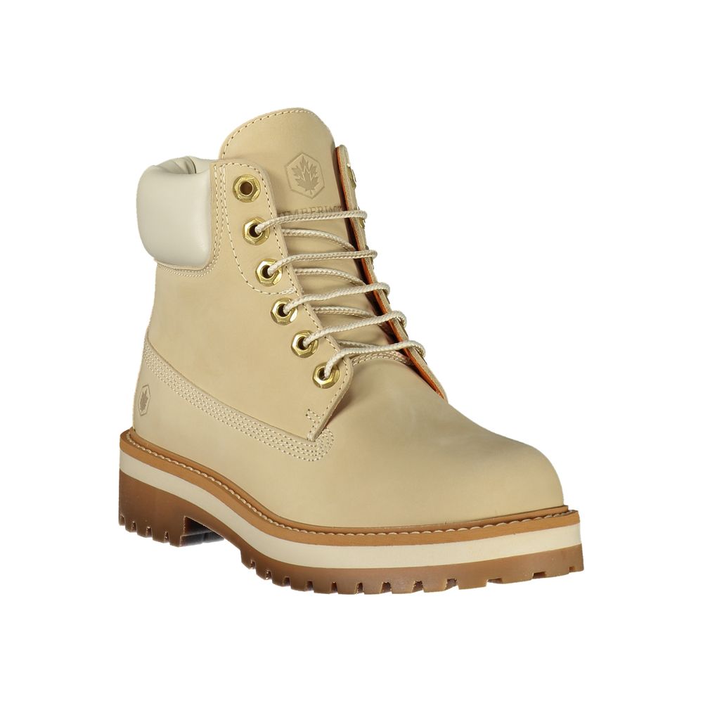 Lumberjack Beige Polyester Ankle Boots