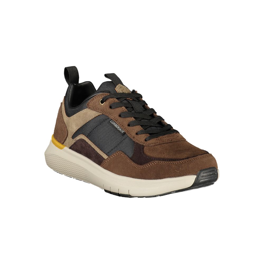 Lumberjack Brown Polyester Athletic Sneakers
