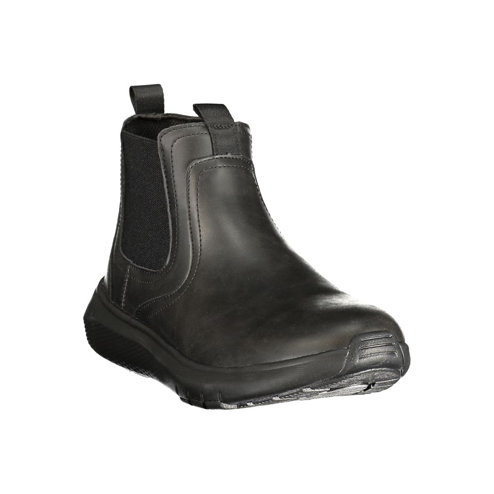 Lumberjack Black Polyester Ankle Boots