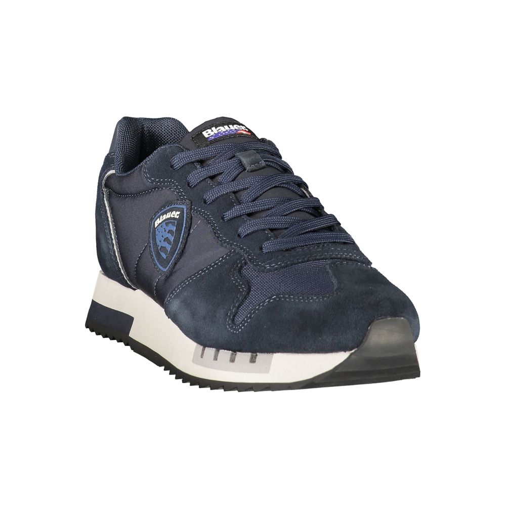 Blauer Blue Polyester Athletic Sneakers
