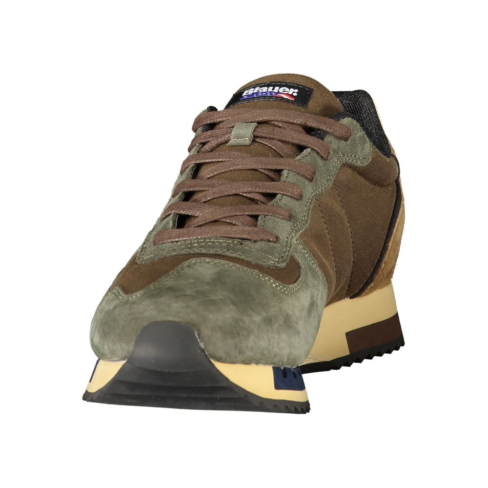 Blauer Brown Polyester Athletic Sneakers