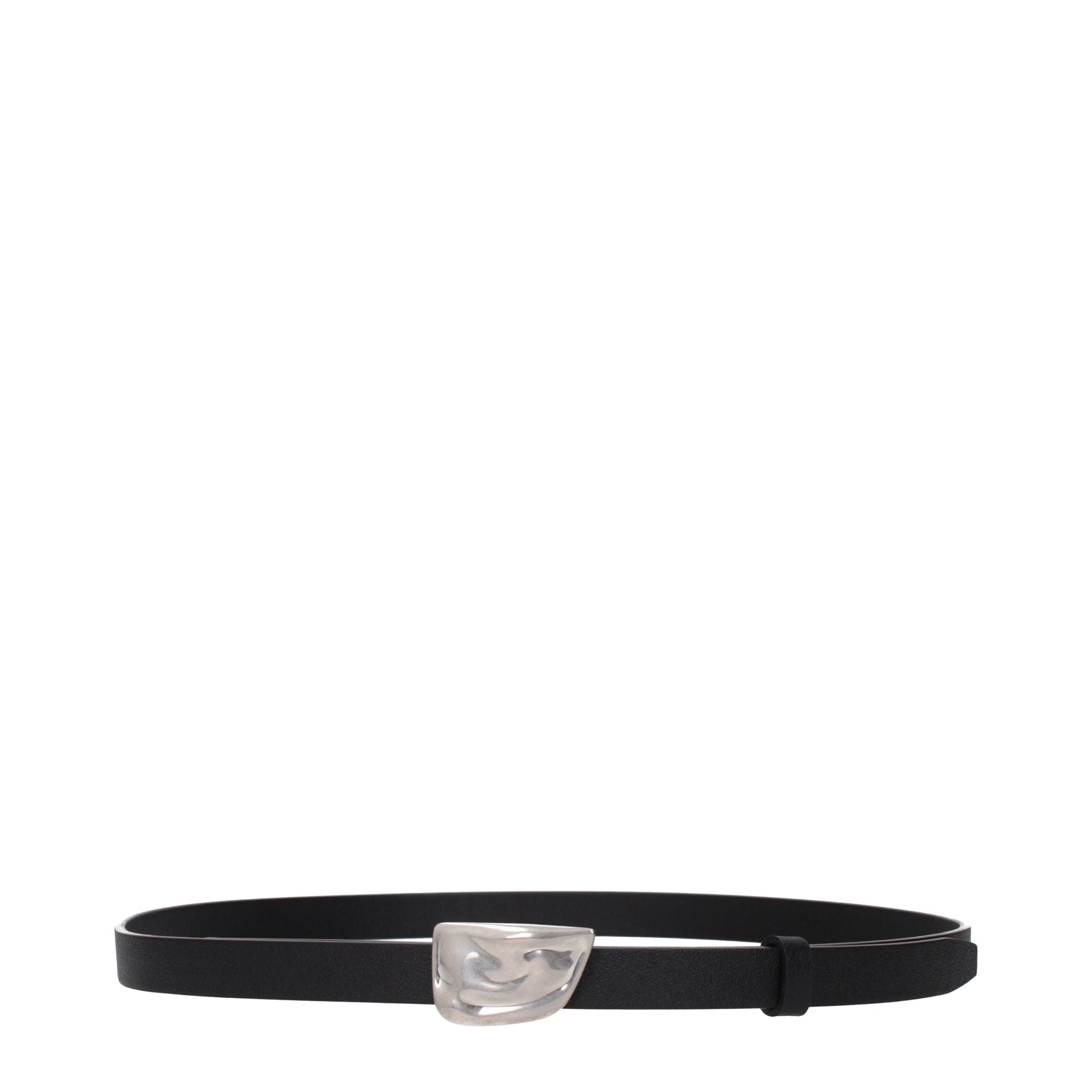 Burberry Black Leather Regular Belt