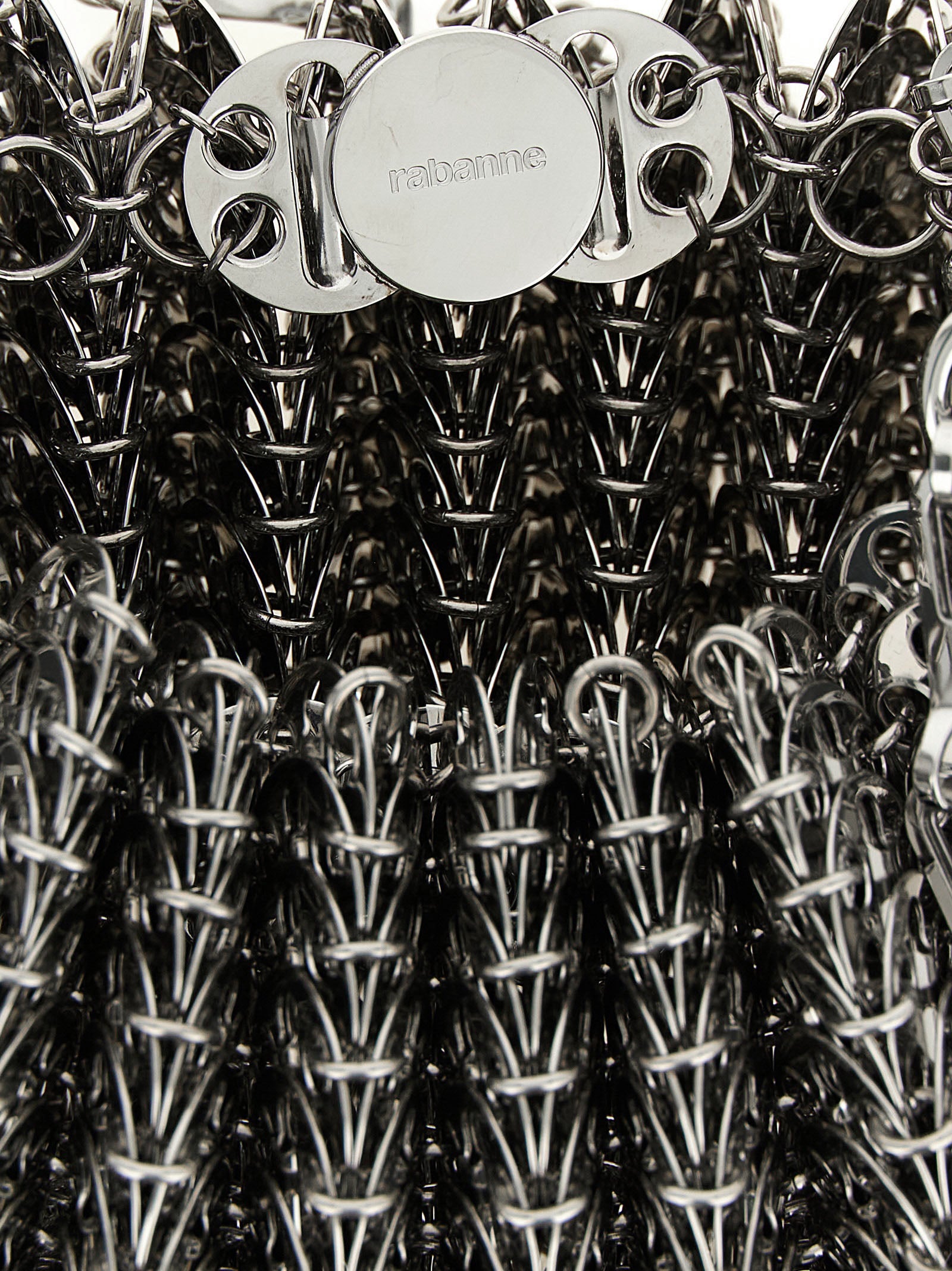 Paco Rabanne Silver Stainless Steel Shoulder Bag