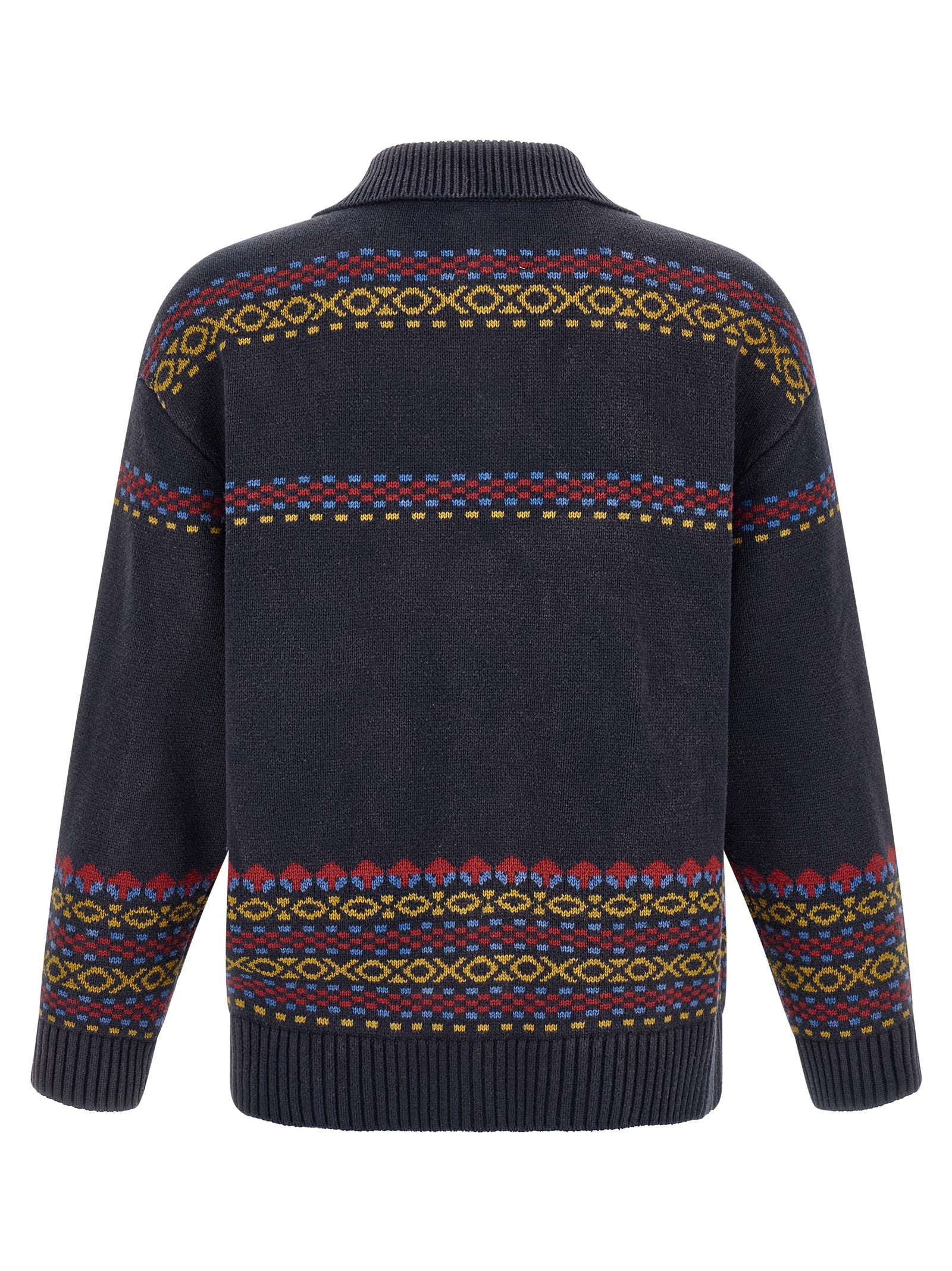 FOUND Blue Cotton Cardigan