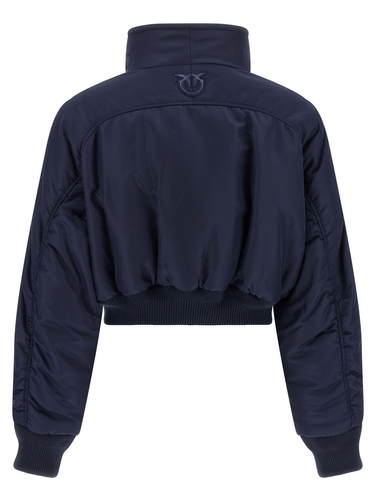 PINKO Blue Polyamide Bomber