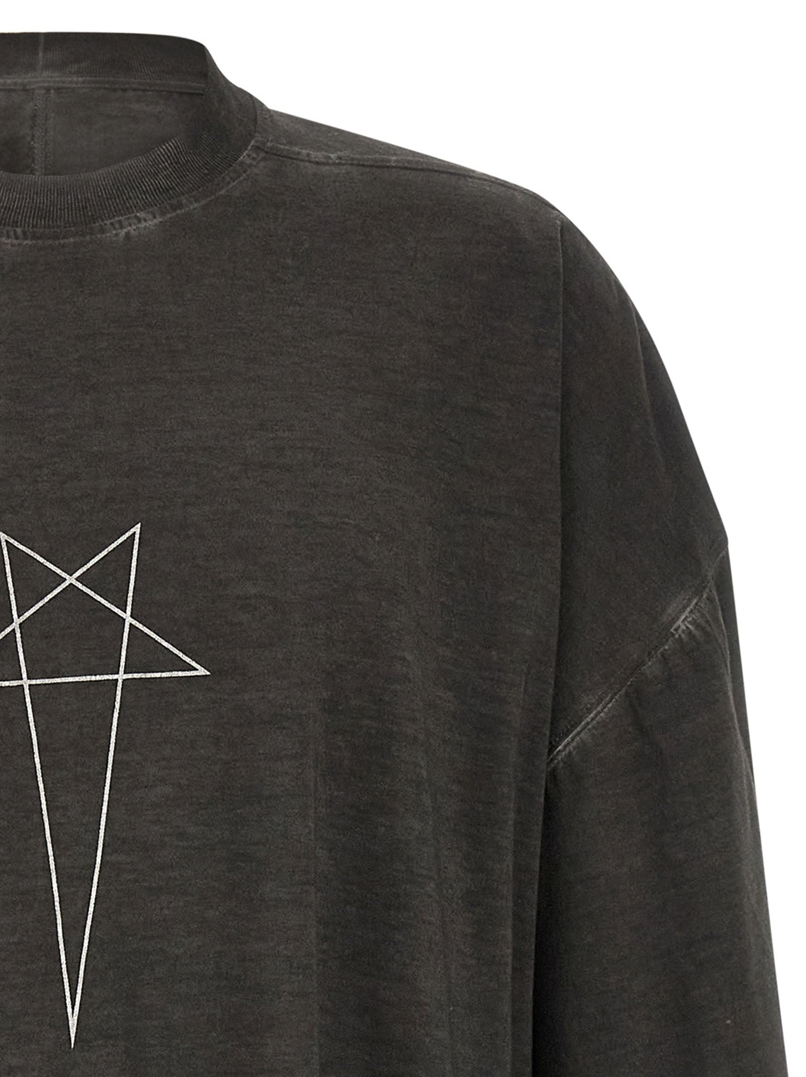 DRKSHDW Gray Cotton T-Shirt