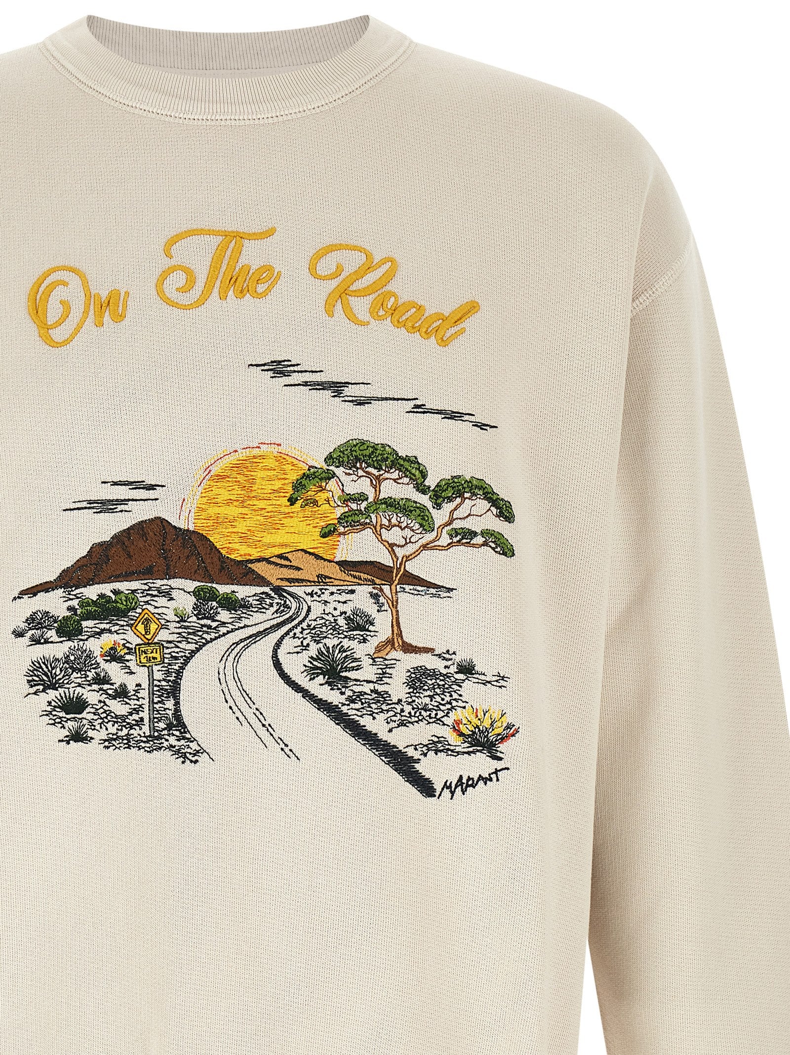 Isabel Marant White Cotton Sweatshirt