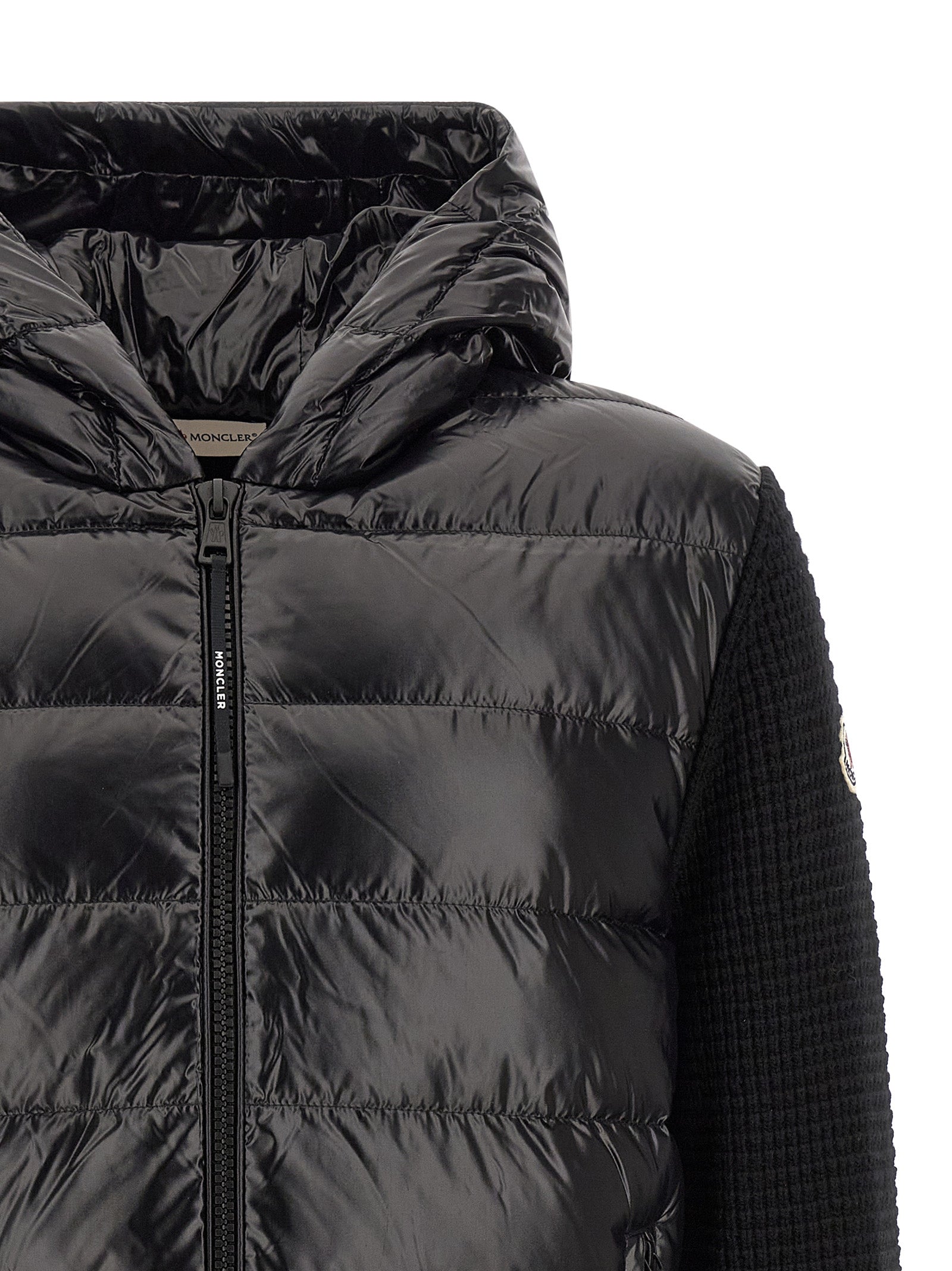 Moncler Black Polyamide Cardigan