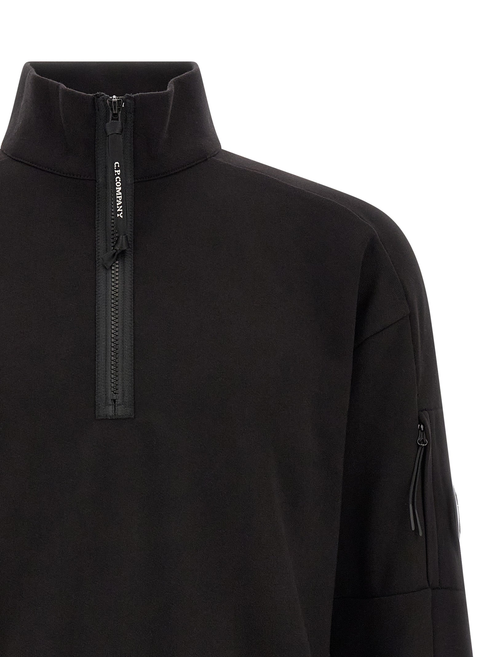 C.P. Company Black Cotton Sweatshirt