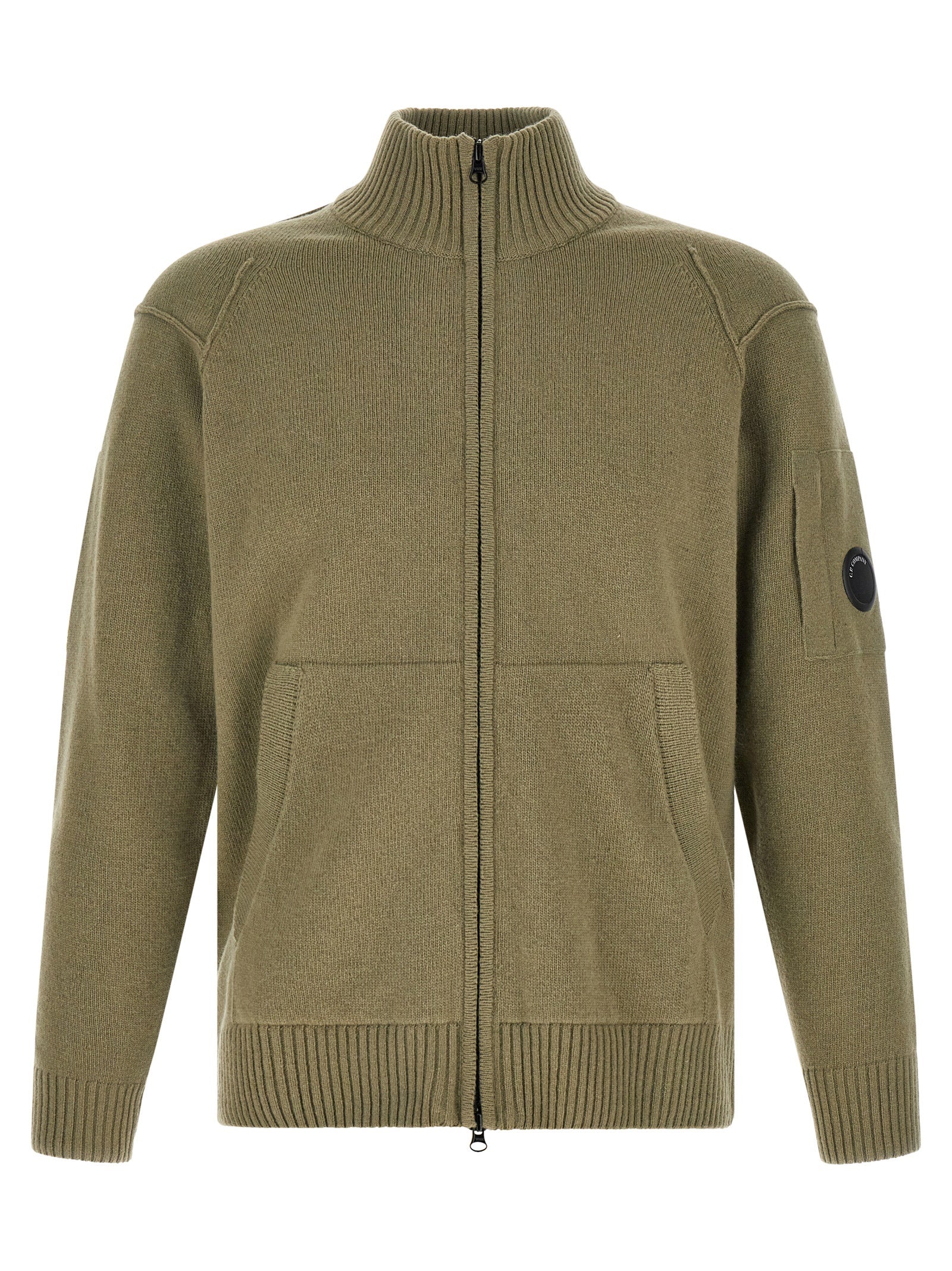 C.P. Company Bicolor Wool Cardigan