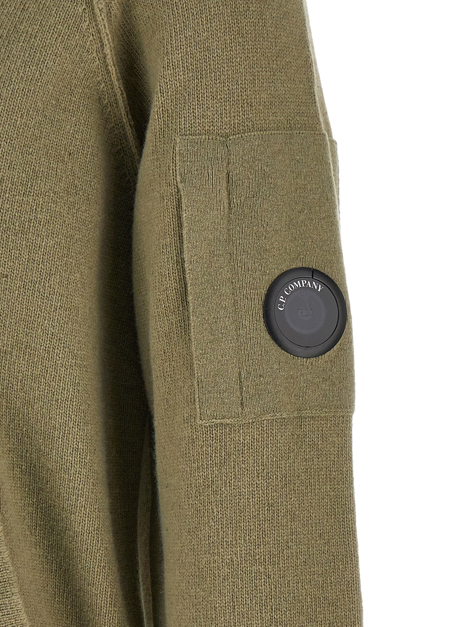C.P. Company Bicolor Wool Cardigan