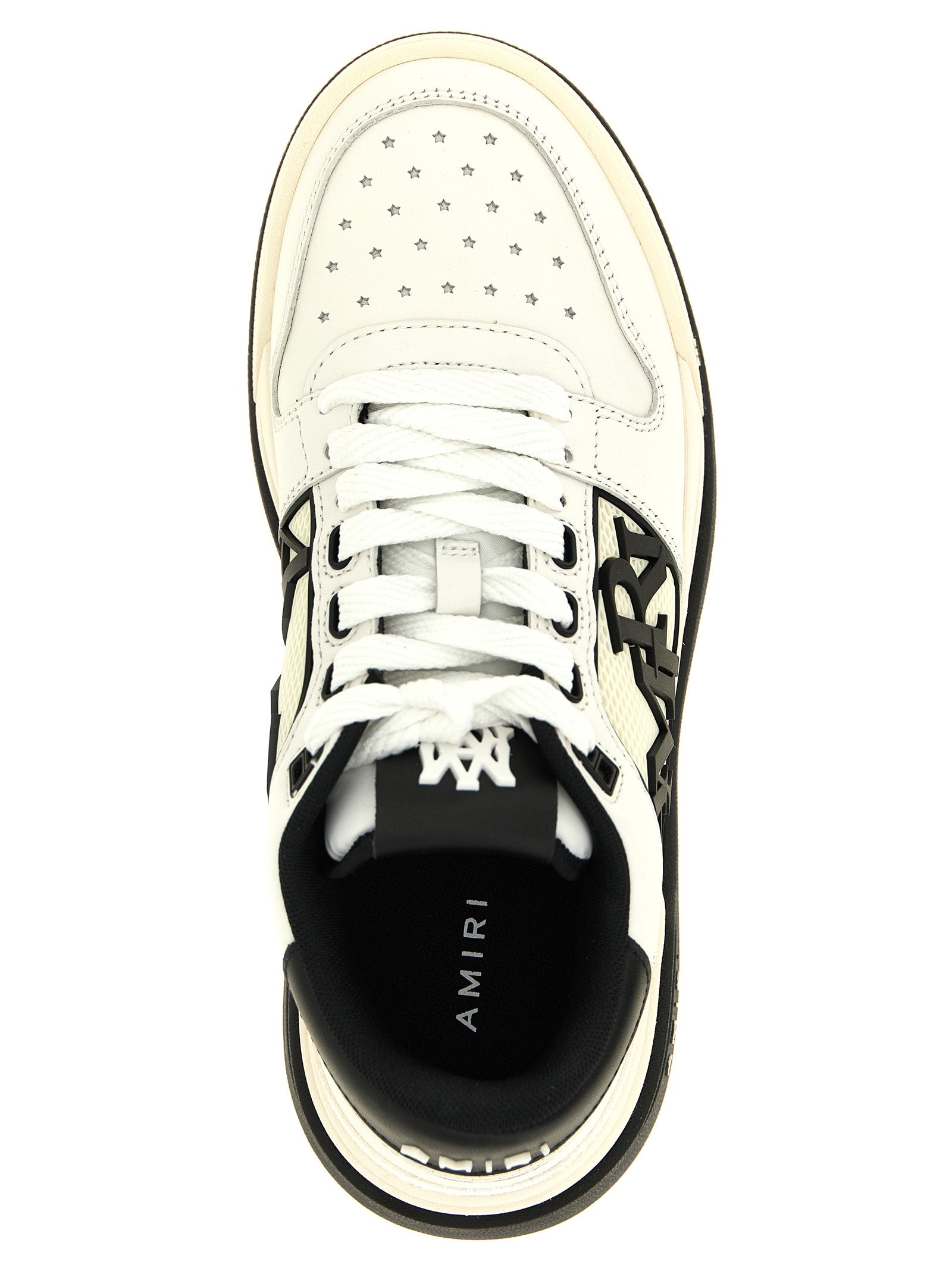 Amiri Bicolor Calfskin Athletic Sneakers