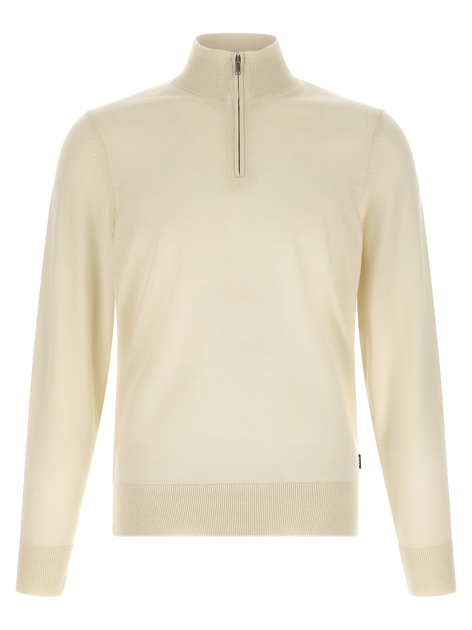 Hugo Boss Beige Virgin Wool Cardigan
