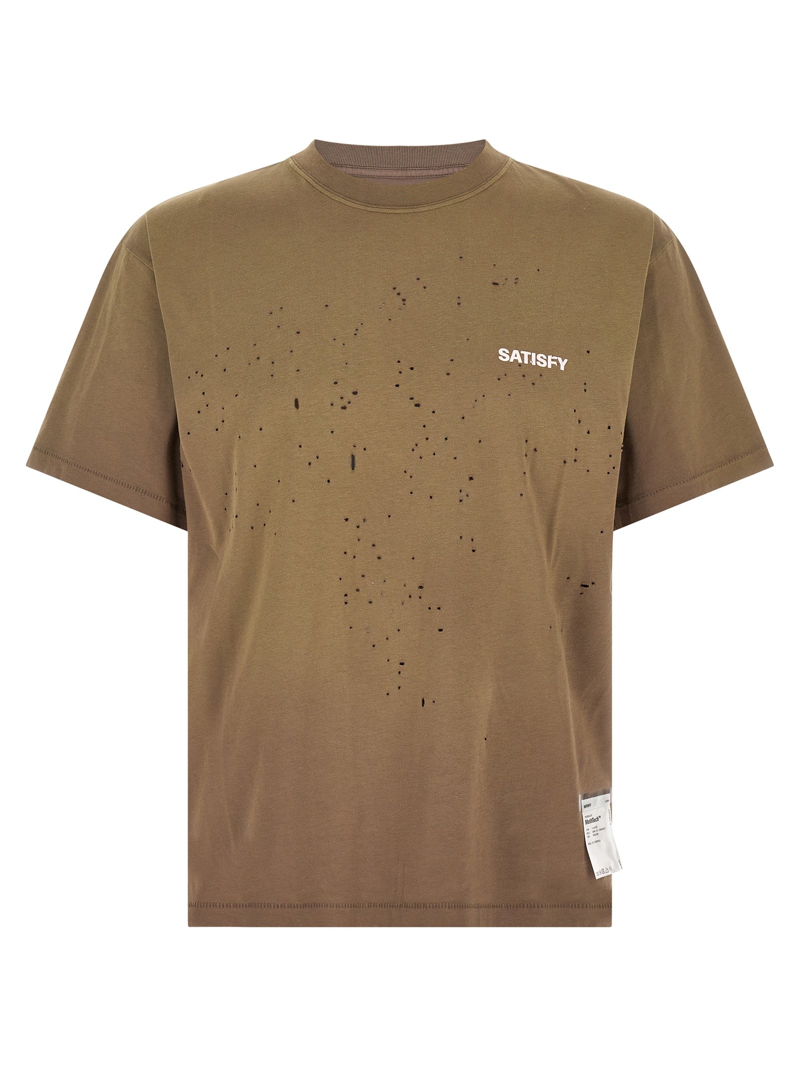 SATISFY Brown Cotton T-Shirt