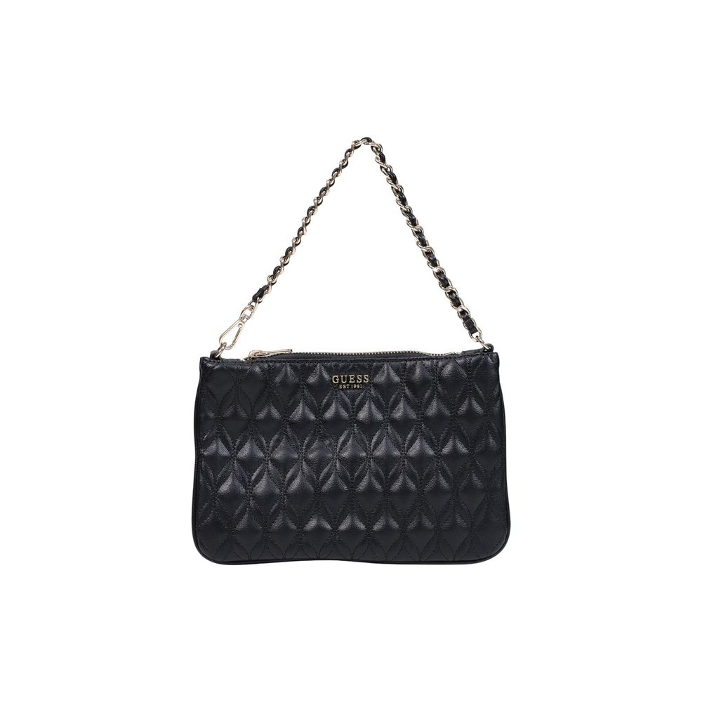 Guess Black Polyethylene Clutch Bag
