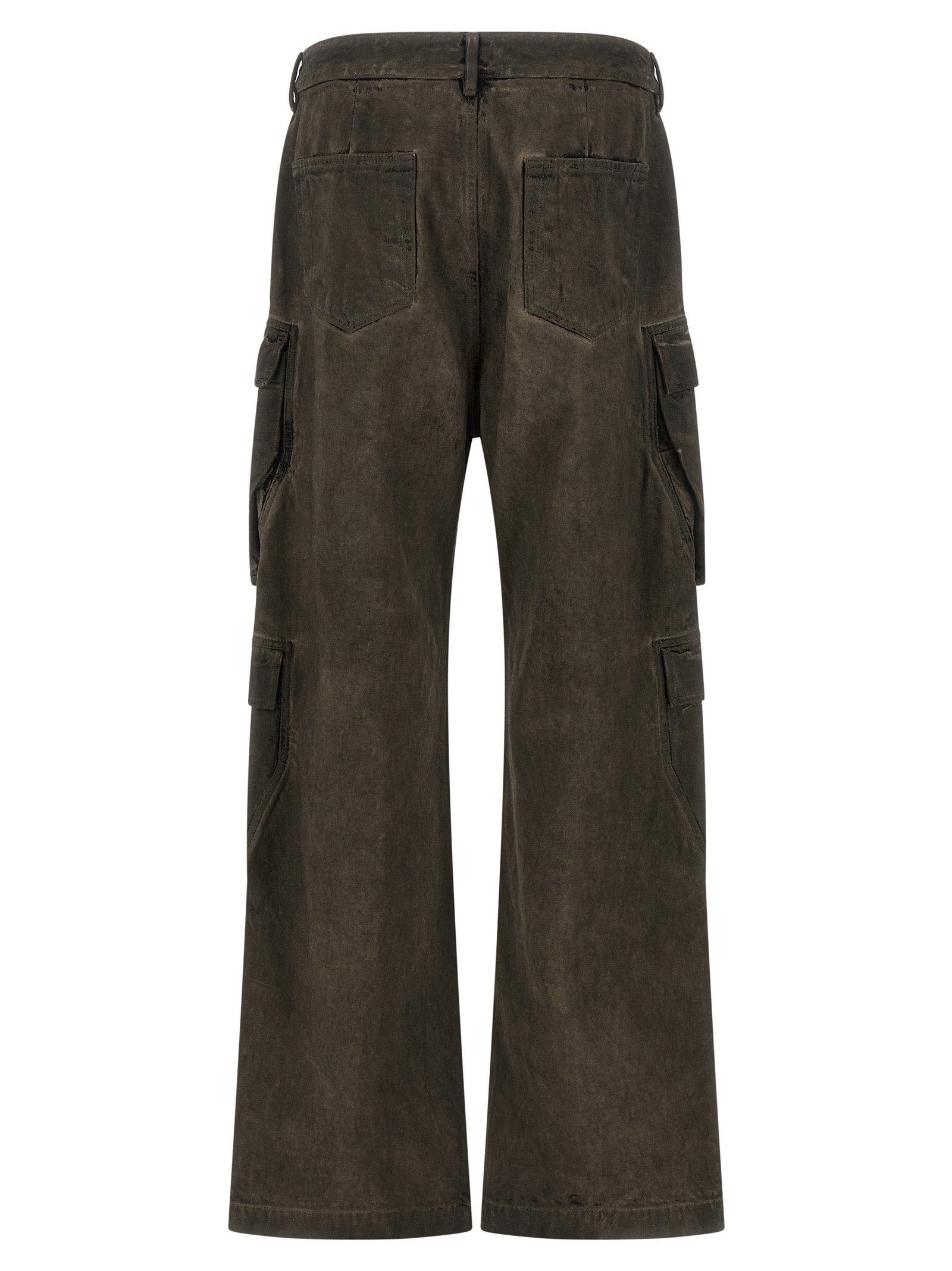 DRKSHDW Gray Cotton Cargo Pants