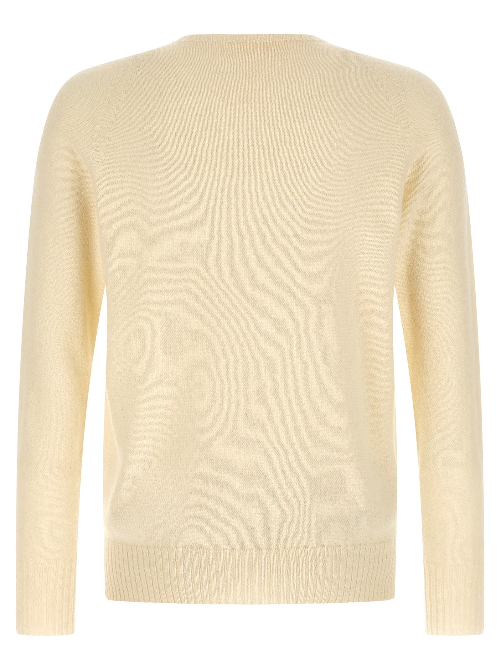 MA'RY'YA White Cashmere Cardigan