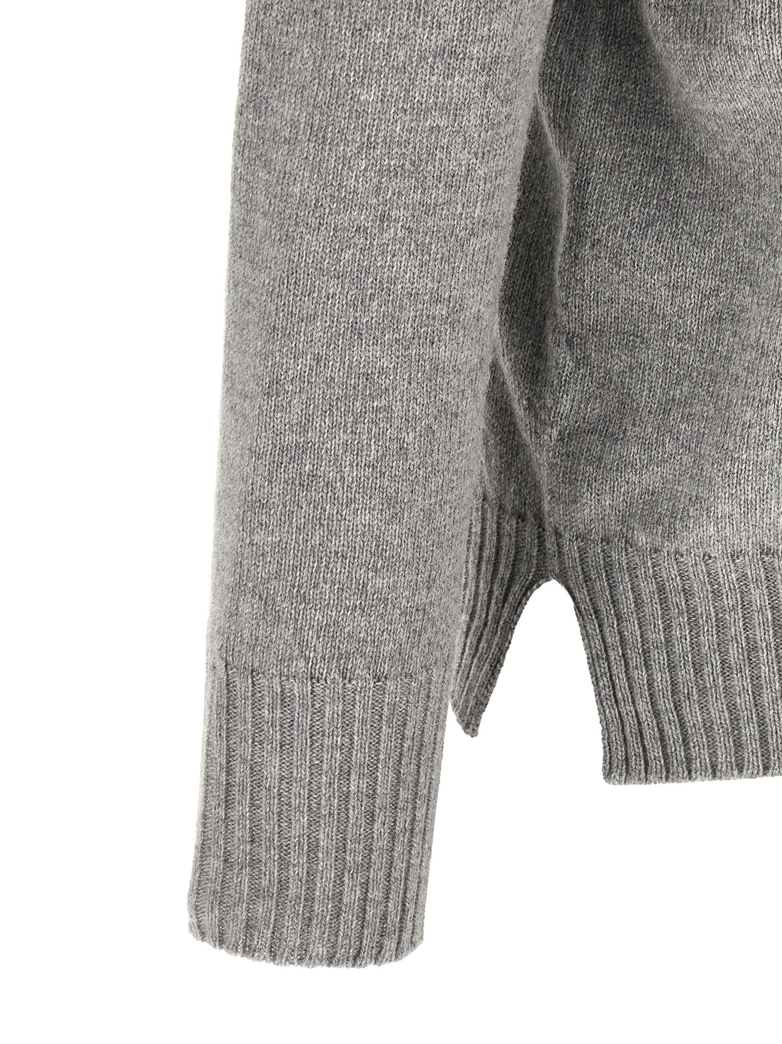MA'RY'YA Gray Cashmere Cardigan