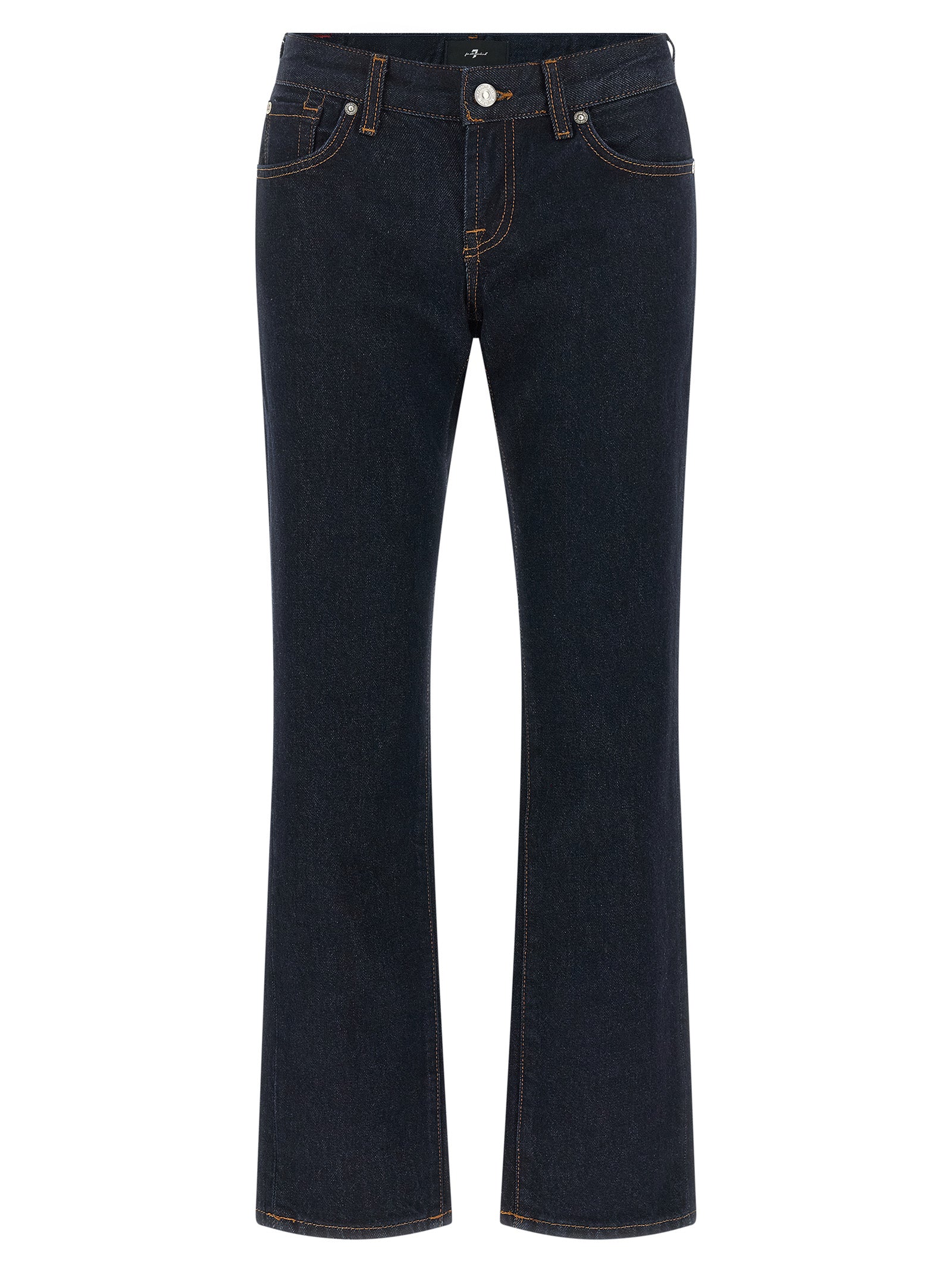 7 For All Mankind Blue Cotton Bootcut Jeans