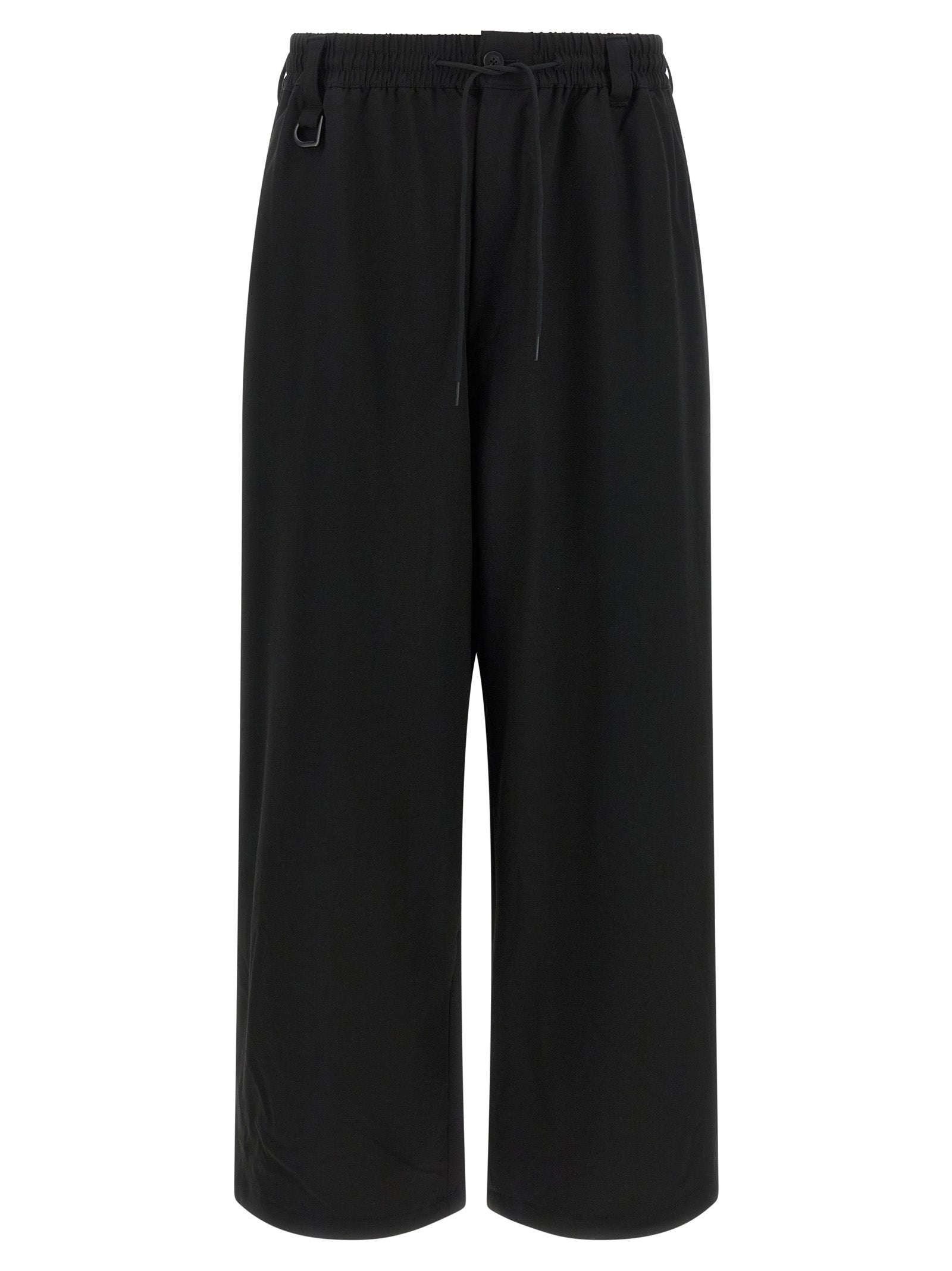 Y-3 Black Wool Casual Pants