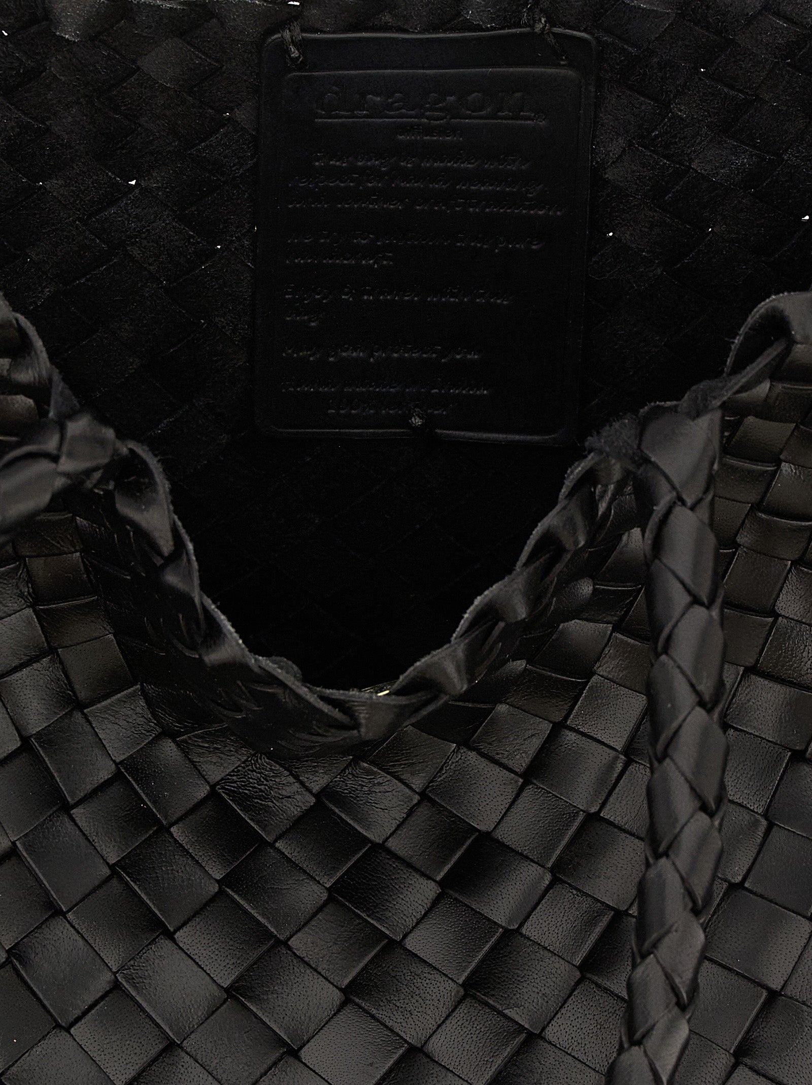 Dragon Diffusion Black Calfskin Shoulder Bag