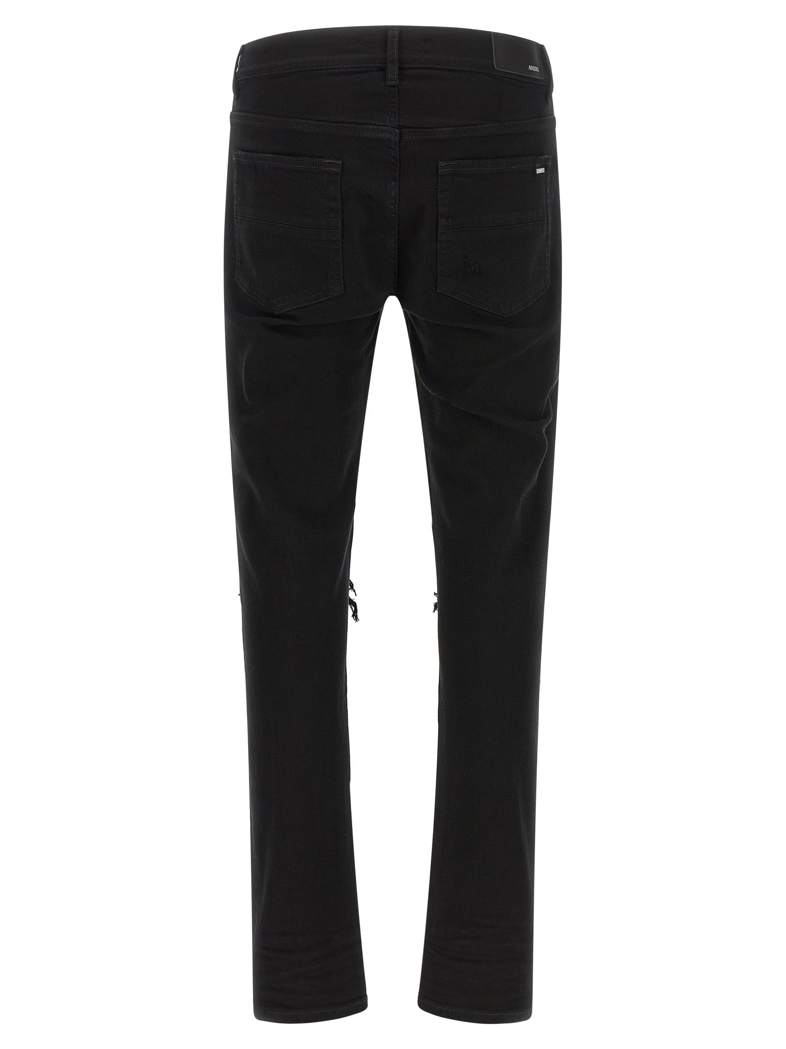 Amiri Black Cotton Slim Fit Jeans