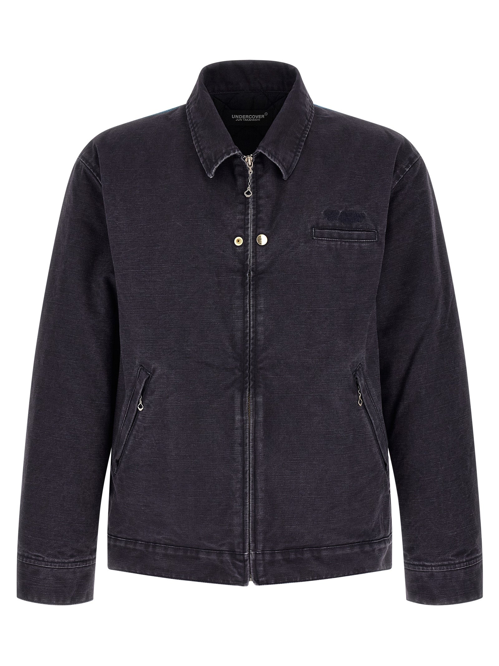 Undercover Blue Cotton Full-Length Jacket