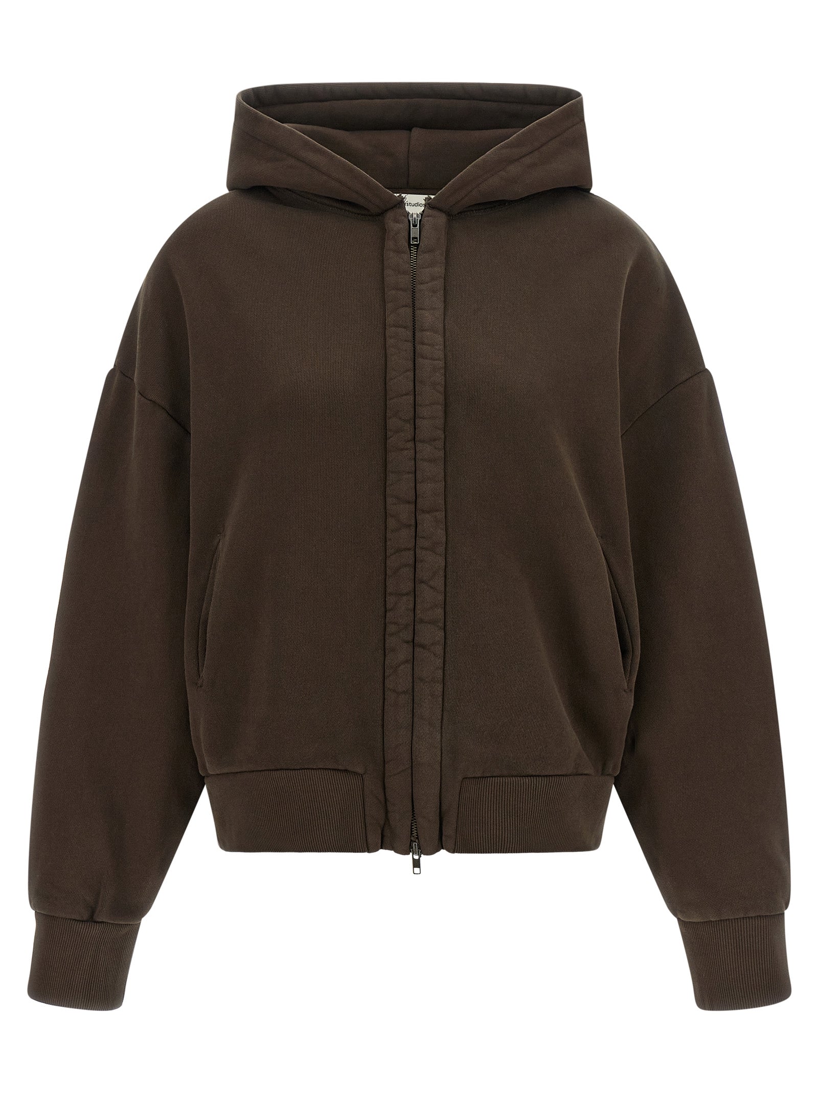 Entire Studios Brown Cotton Sweatshirt