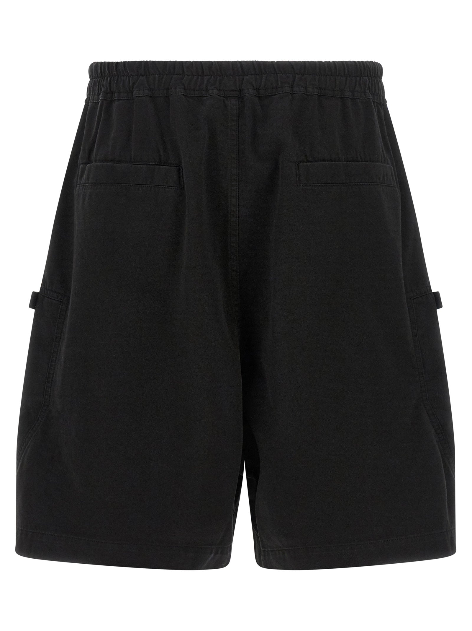 DRKSHDW Black Cotton Bermuda Shorts