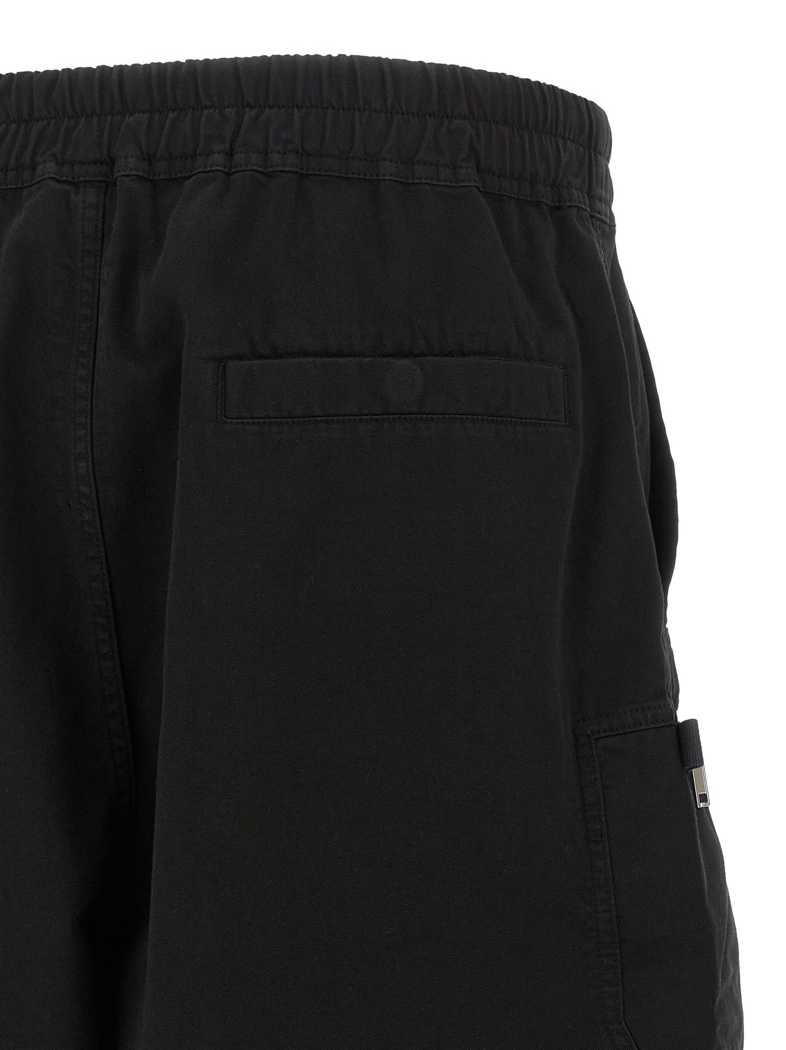 DRKSHDW Black Cotton Bermuda Shorts