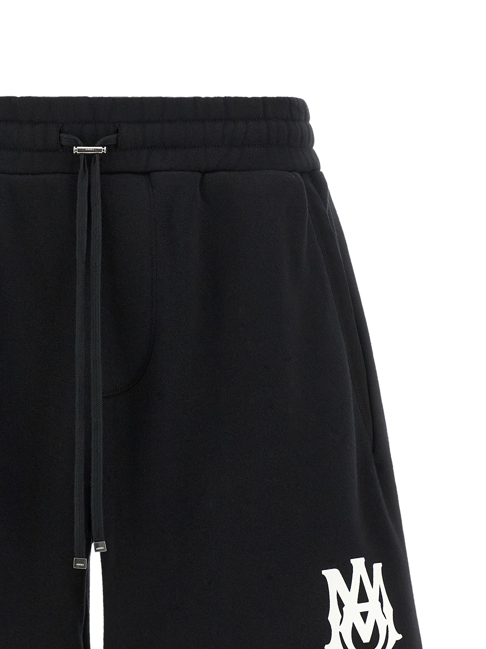 Amiri Black Cotton Bermuda Shorts