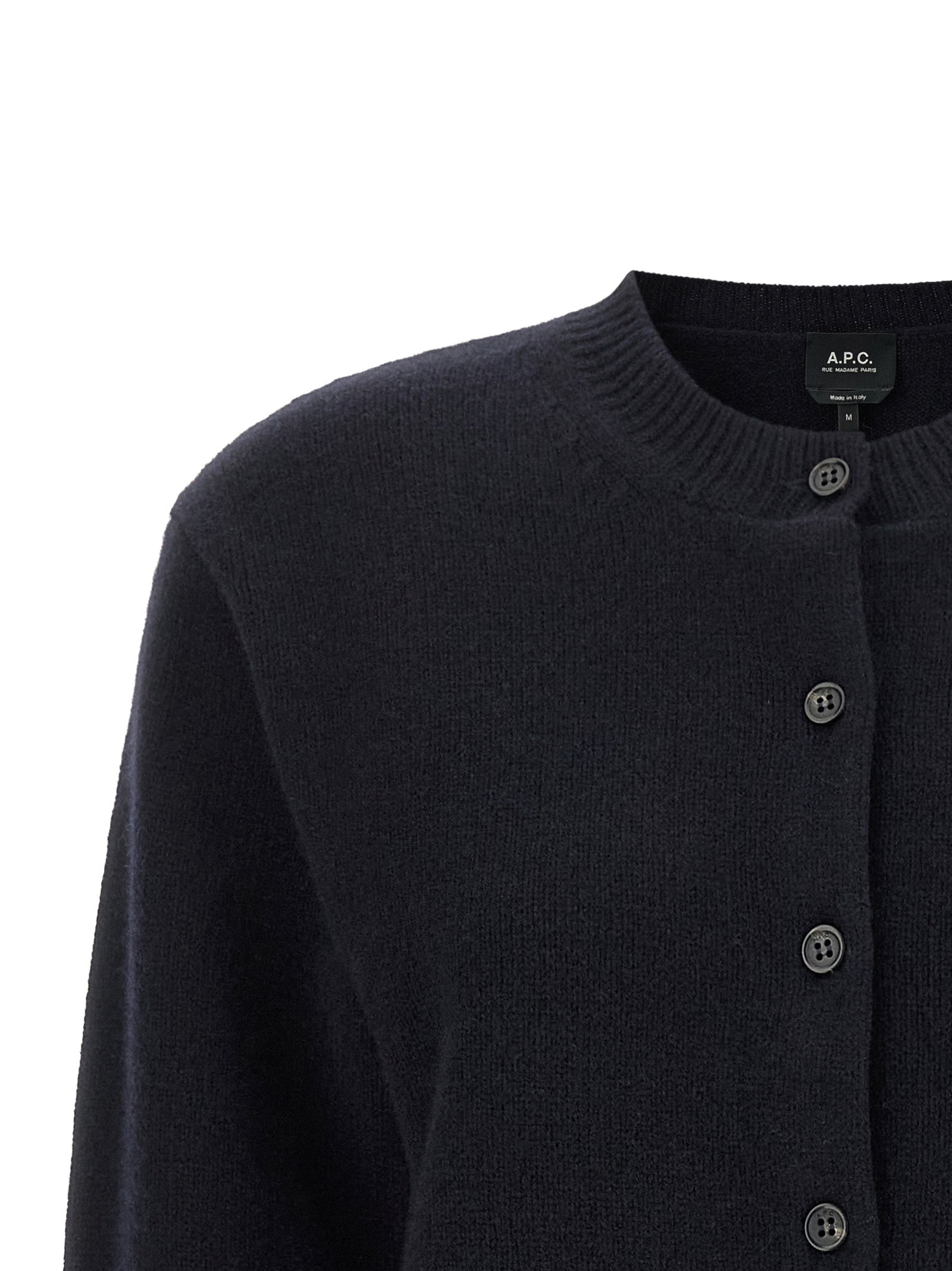 A.P.C. Blue Wool Cardigan