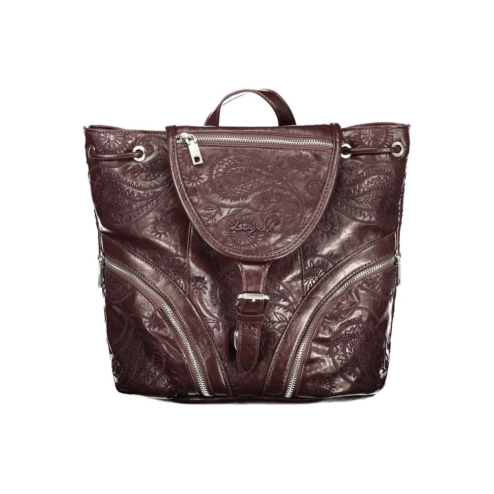 Desigual Brown Polyurethane Women's Backpack