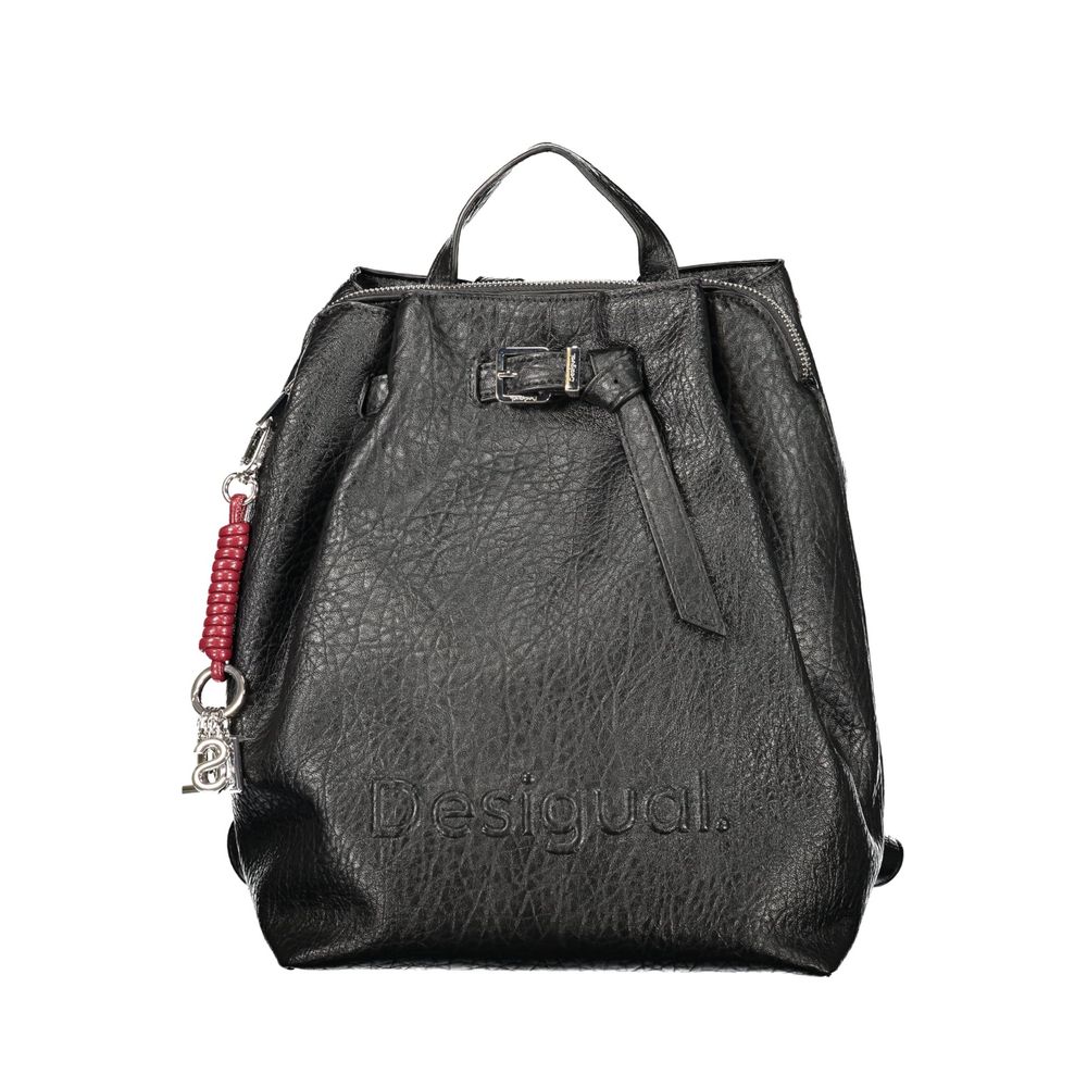 Desigual Black Polyurethane Women's Backpack