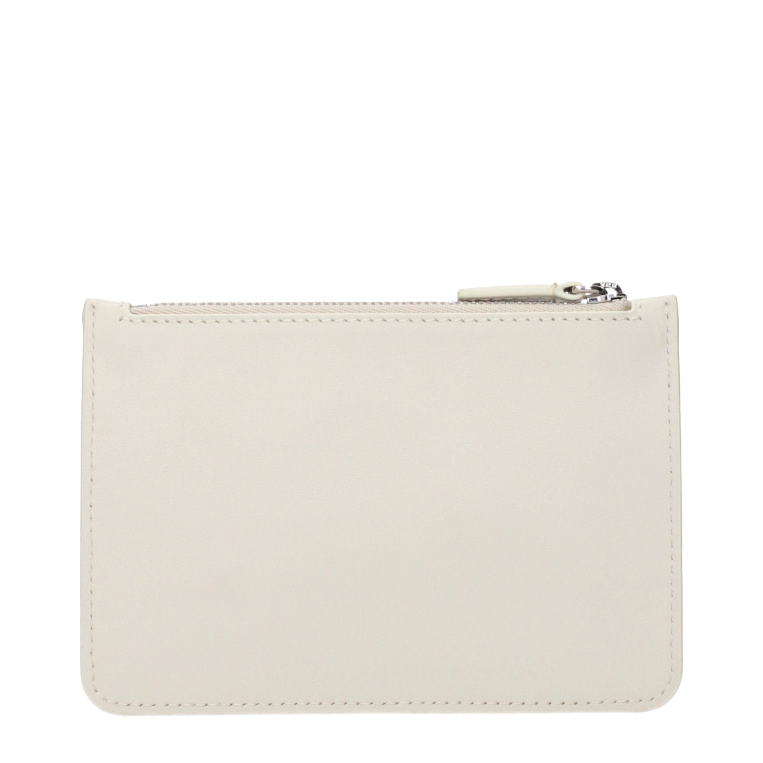 Courrèges Beige Leather Wallet