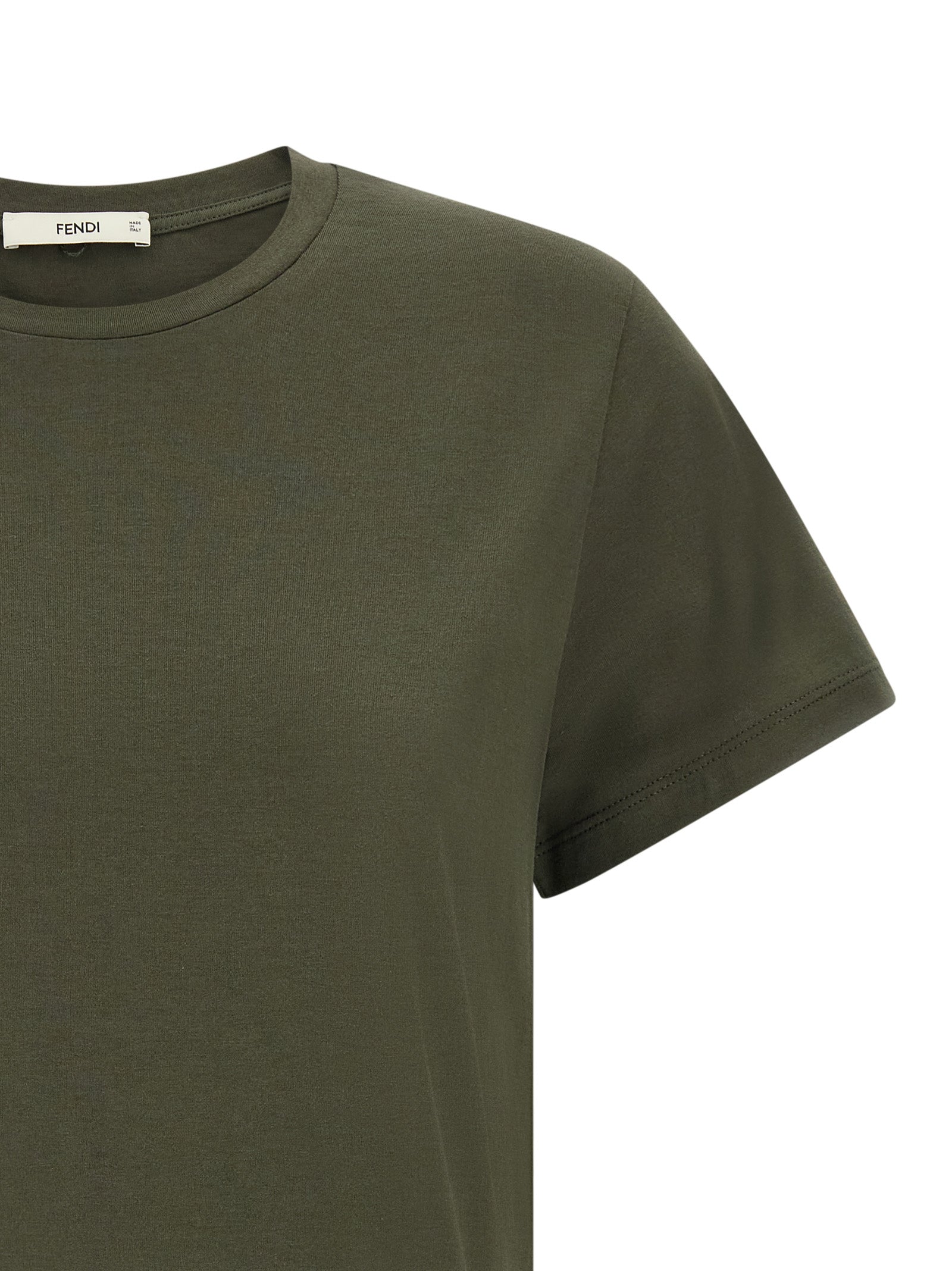 Fendi Bicolor Cotton T-Shirt