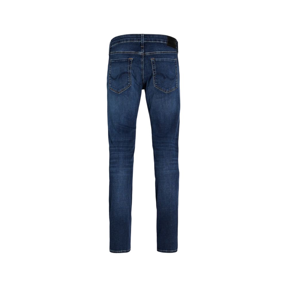 Jack Jones Blue Cotton Skinny Jeans