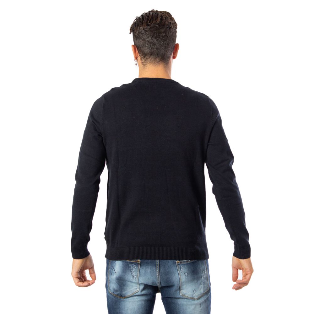 Jack Jones Black Cotton Sweatshirt