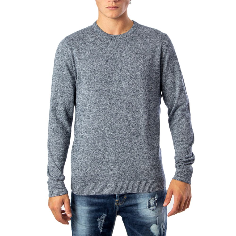 Jack Jones Blue Cotton Sweatshirt