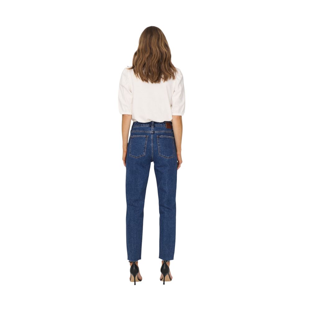 Only Blue Cotton Mom Jeans