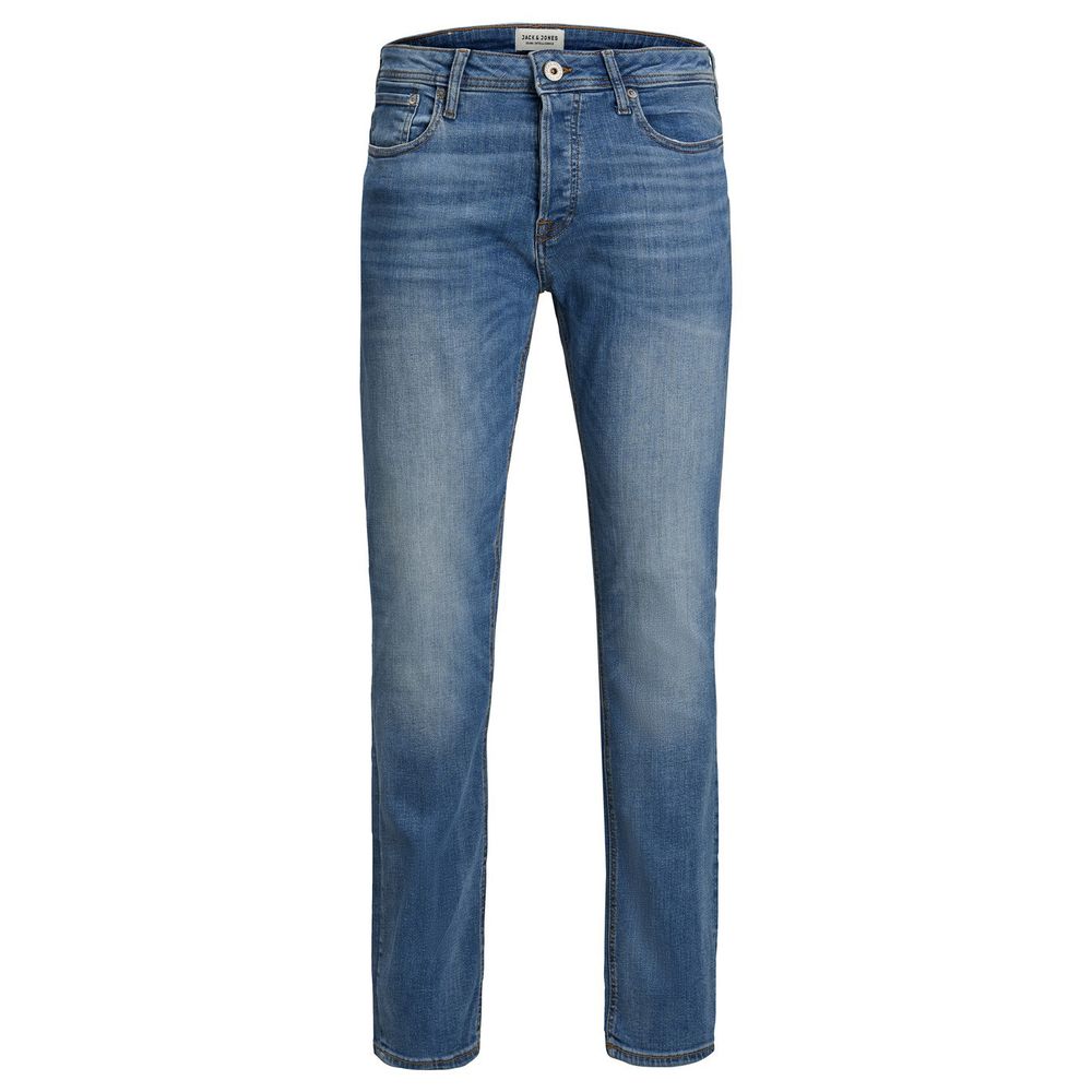 Jack Jones Blue Cotton Skinny Jeans