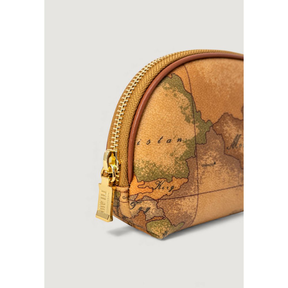 Alviero Martini Prima Classe Beige Cotton Clutch Bag