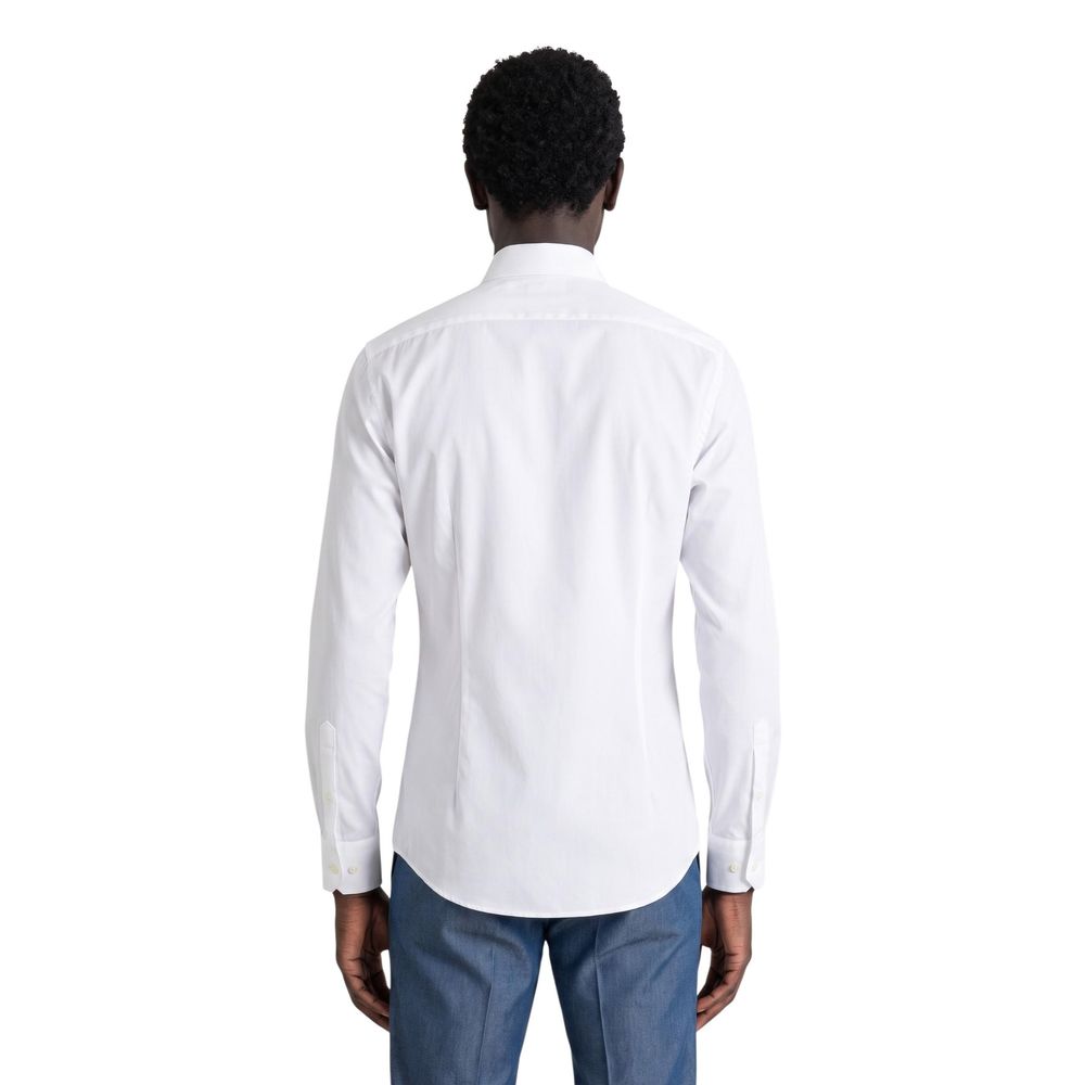 Antony Morato White Cotton Dress Shirt