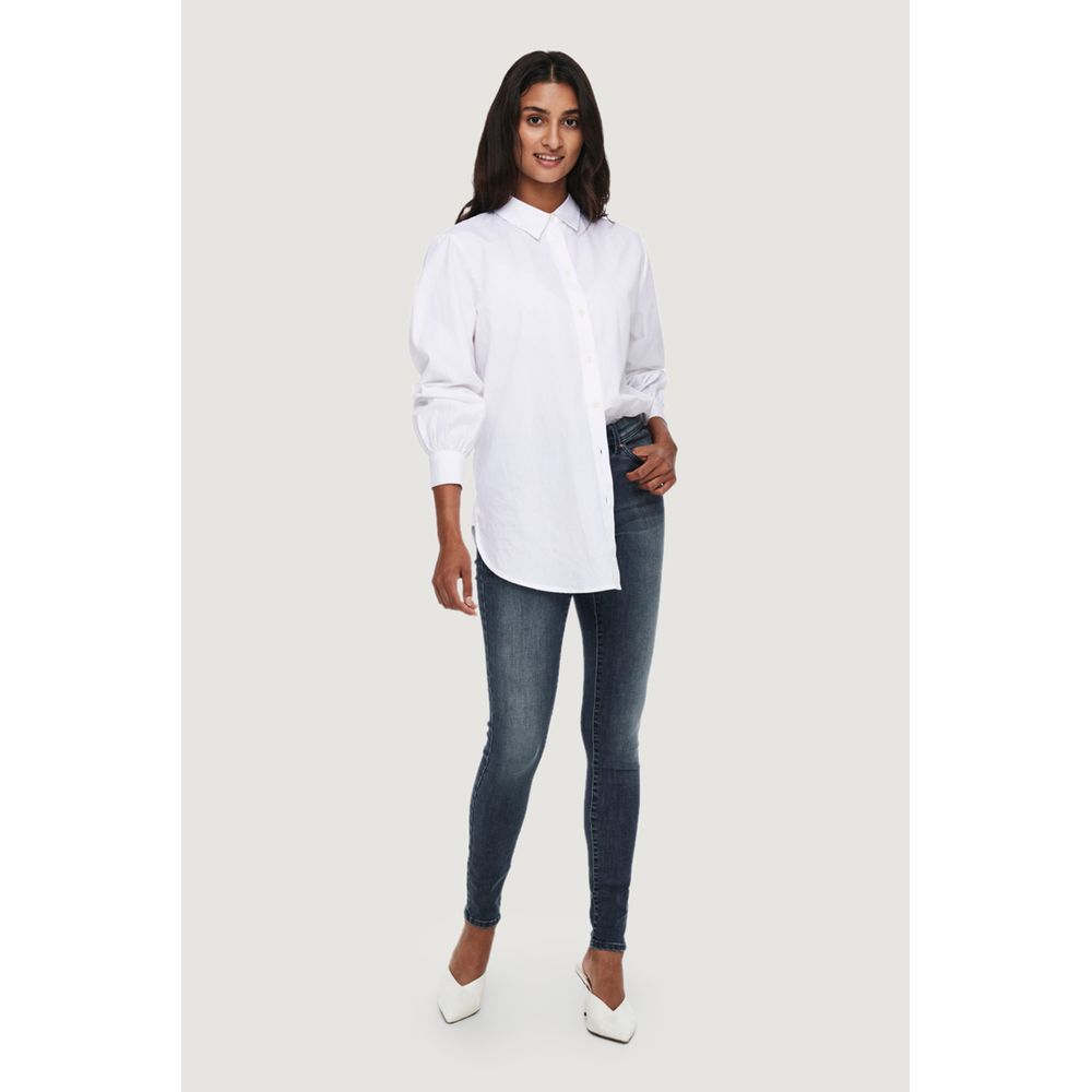 Only Blue Cotton Skinny Jeans