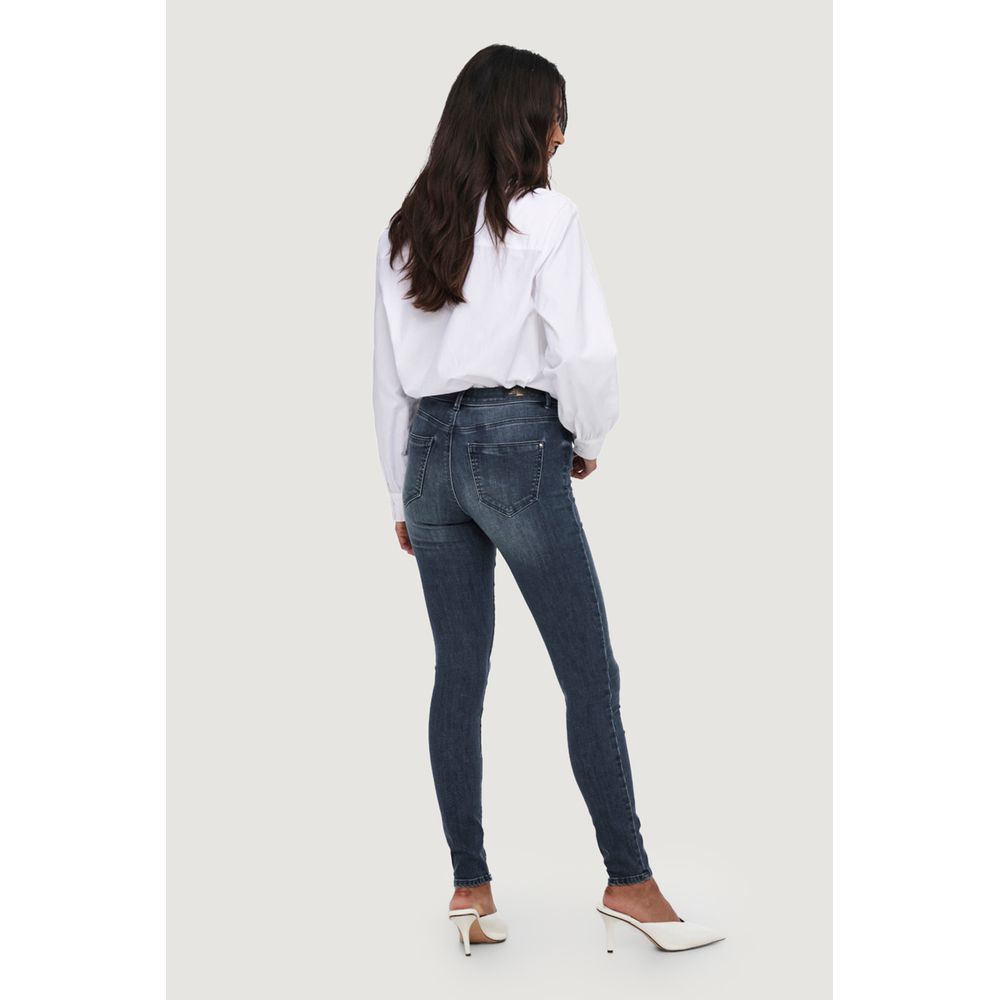 Only Blue Cotton Skinny Jeans